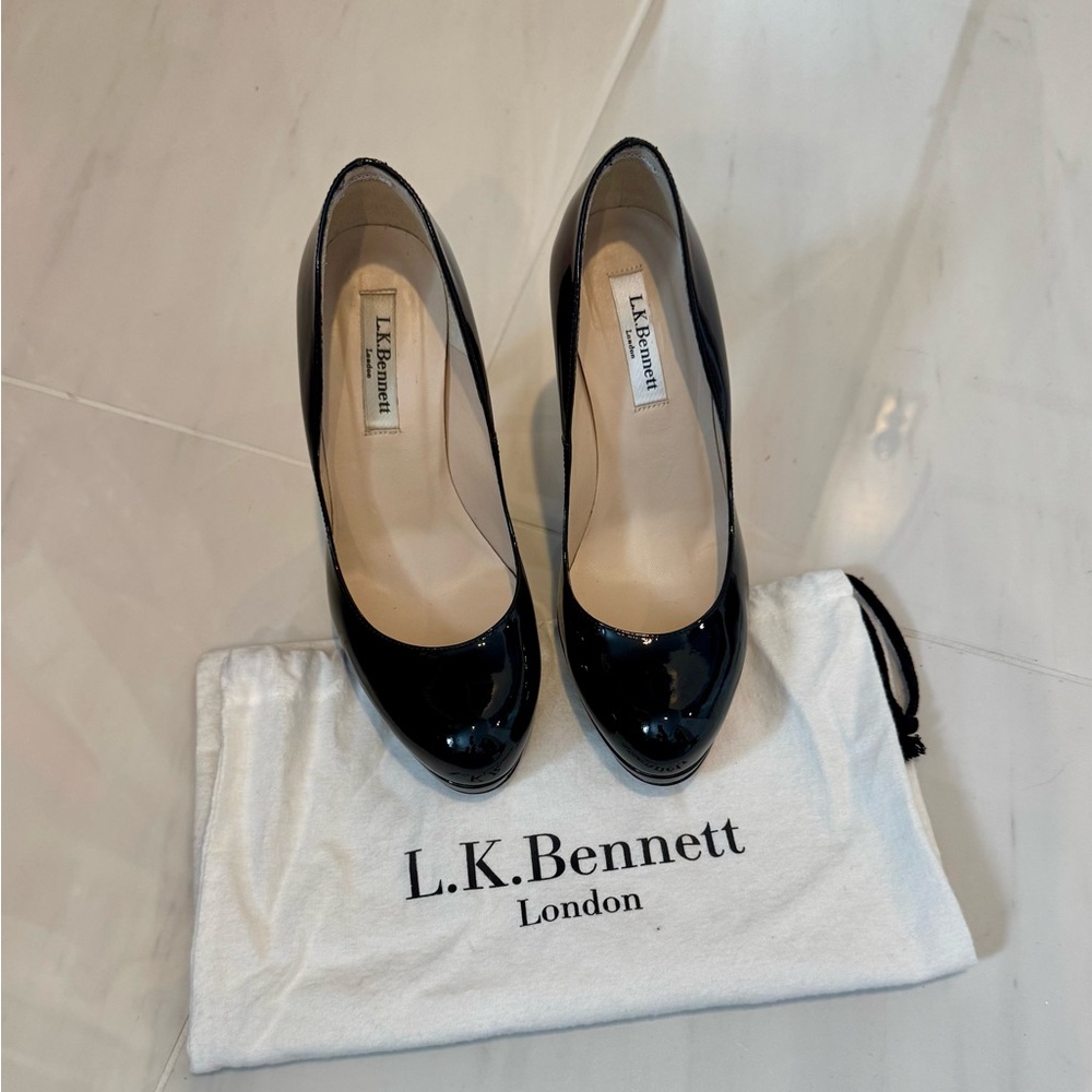 LK Bennett Sledge Black Heels